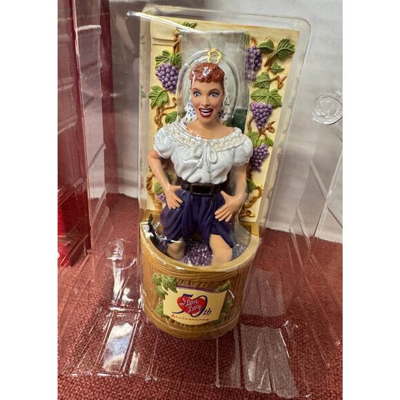 Carlton Cards VTG I love Lucy Havin A Stompin Good Time Christmas Ornament - Picture 2 of 6